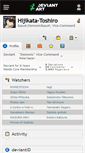 Mobile Screenshot of hijikata-toshiro.deviantart.com