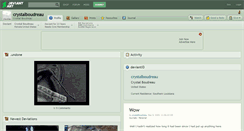 Desktop Screenshot of crystalboudreau.deviantart.com