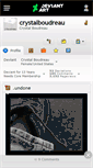 Mobile Screenshot of crystalboudreau.deviantart.com