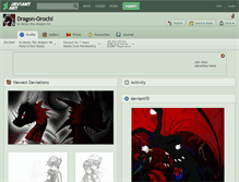 Tablet Screenshot of dragon-orochi.deviantart.com