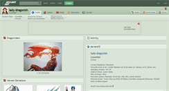 Desktop Screenshot of lady-dragonish.deviantart.com