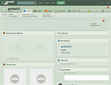 Tablet Screenshot of goofball25.deviantart.com