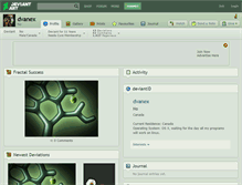 Tablet Screenshot of dvanex.deviantart.com