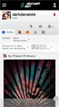 Mobile Screenshot of darkdana666.deviantart.com