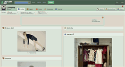 Desktop Screenshot of comeme.deviantart.com