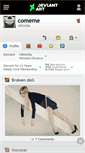 Mobile Screenshot of comeme.deviantart.com