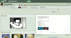Desktop Screenshot of frozendreamer.deviantart.com