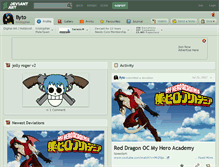 Tablet Screenshot of byto.deviantart.com