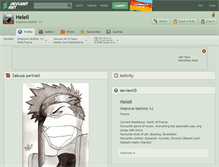 Tablet Screenshot of helell.deviantart.com