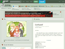 Tablet Screenshot of annimay.deviantart.com