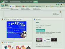 Tablet Screenshot of dbkit.deviantart.com