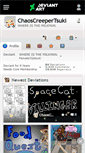 Mobile Screenshot of chaoscreepertsuki.deviantart.com