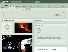 Tablet Screenshot of kice.deviantart.com