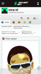Mobile Screenshot of blink-sf.deviantart.com