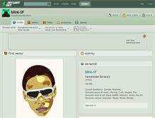 Tablet Screenshot of blink-sf.deviantart.com