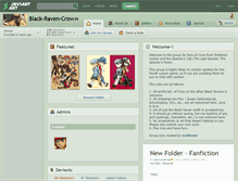 Tablet Screenshot of black-raven-crow.deviantart.com