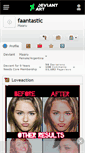 Mobile Screenshot of faantastic.deviantart.com
