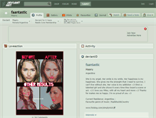 Tablet Screenshot of faantastic.deviantart.com