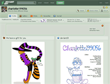 Tablet Screenshot of charlotte199056.deviantart.com