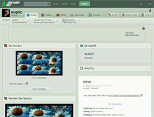 Tablet Screenshot of euqnic.deviantart.com