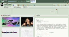 Desktop Screenshot of draco-tempus.deviantart.com