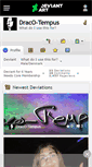 Mobile Screenshot of draco-tempus.deviantart.com