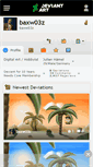 Mobile Screenshot of baxw03z.deviantart.com
