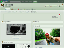 Tablet Screenshot of jag1-xg072.deviantart.com