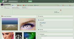 Desktop Screenshot of dreampearl.deviantart.com