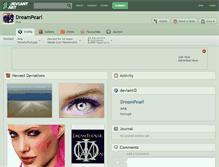 Tablet Screenshot of dreampearl.deviantart.com