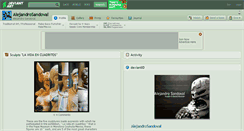 Desktop Screenshot of alejandrosandoval.deviantart.com