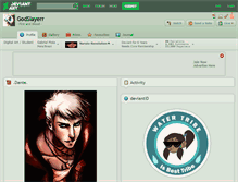 Tablet Screenshot of godslayerr.deviantart.com