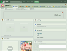 Tablet Screenshot of bigbaz21.deviantart.com