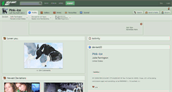 Desktop Screenshot of pink--ice.deviantart.com