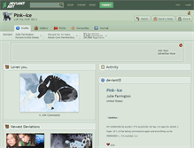 Tablet Screenshot of pink--ice.deviantart.com