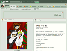Tablet Screenshot of jenix.deviantart.com