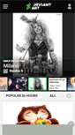 Mobile Screenshot of deviantart.com