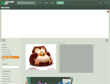 Tablet Screenshot of deviantart.com