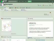 Tablet Screenshot of gatita-de-giroro.deviantart.com