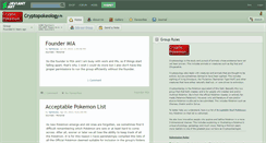 Desktop Screenshot of cryptopokeology.deviantart.com
