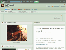 Tablet Screenshot of darkpsychosis.deviantart.com