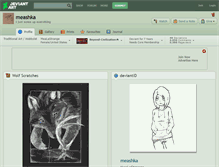 Tablet Screenshot of meashka.deviantart.com