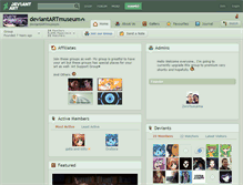 Tablet Screenshot of deviantartmuseum.deviantart.com