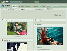 Tablet Screenshot of byublue.deviantart.com