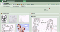 Desktop Screenshot of lady-sheena.deviantart.com