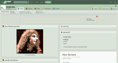 Desktop Screenshot of hrod-rich.deviantart.com