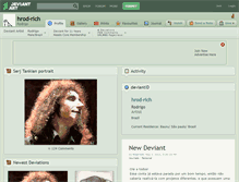 Tablet Screenshot of hrod-rich.deviantart.com
