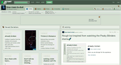 Desktop Screenshot of blue-roses-to-dust.deviantart.com