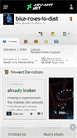 Mobile Screenshot of blue-roses-to-dust.deviantart.com