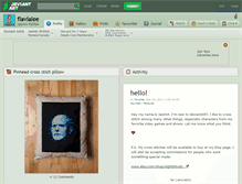 Tablet Screenshot of flavialee.deviantart.com